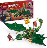 LEGO NINJAGO Lloyd’s Green Forest Dragon Figure - Building Toy with 2 Minifigures for Imaginative Play, Ninja Gift Idea for 6 Plus Year Old Boys, Girls & Dragons Rising Fans 71829