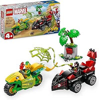 LEGO Marvel Spin and Electro Dinosaur Vehicle Chase Set, Creative Building Toy with a Super Hero Car, Gift for 4 Plus Year Old Boys, Girls and Fans of the Spidey and His Amazing Friends Show 11198