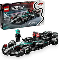 LEGO Speed Champions Mercedes-AMG F1 W15 Race Car Toy with a Collectible Formula 1 Driver Minifigure - Model Kits for 10+ Year Old Boys & Girls or Adult Motorsport Fans 77244