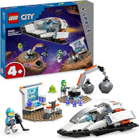 LEGO City Spaceship and Asteroid Discovery Set, Space Station Toy for 4 Plus Year Old Boys & Girls, with an Alien Figure and 2 Astronaut Minifigures for Pretend Play, Gift for Preschool Kids 60429