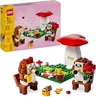 LEGO Hedgehog Picnic Date - Animal Toy Playset for 8 Plus Year Old Girls & Boys - Nature Building Set with Mushroom Model and 2 Figures - Valentine's Day Decor - Gift for Kids - 40711