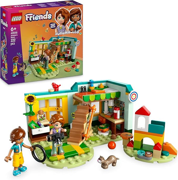 LEGO Friends Autumn’s Room Set, Creative Role-Play Toy for 6 Plus Year Old Girls, Fun Playset with 2 Characters, Nature, Animals and Dolls' House Accessories 42646