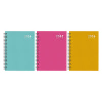 2026 BRIGHTS (3 ASSORTED) WEEK TO VIEW A5 WIRO DIARY