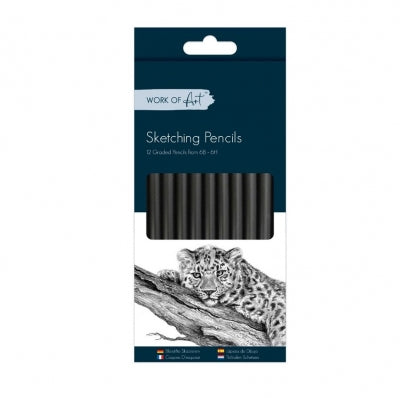 Work of Art Graded Sketching Pencils 12 Pack