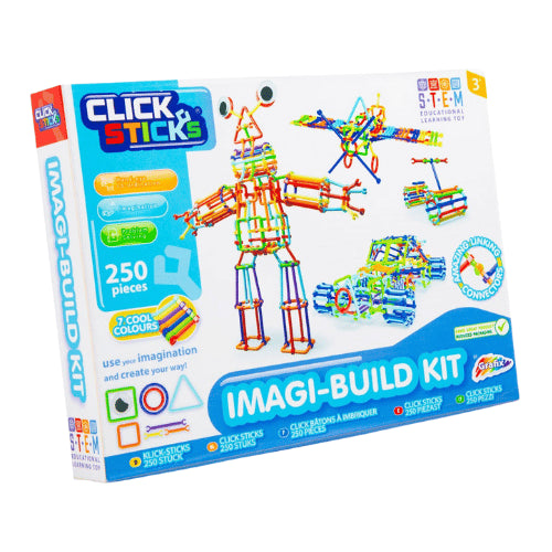 Clicksticks 250pcs Imagi-Build Kit