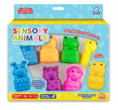 Little Learners Sensory Animals 6pk