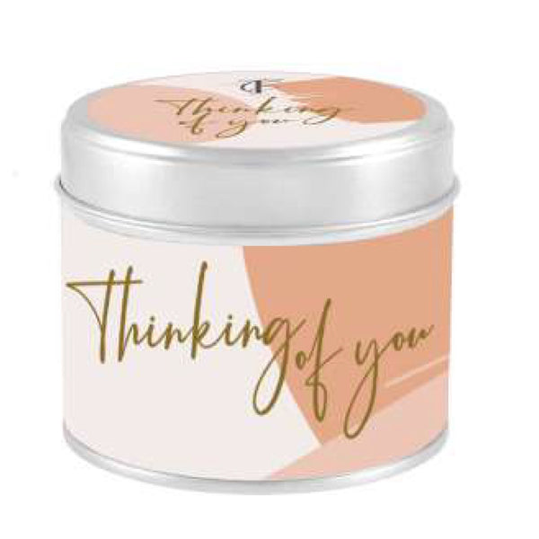 Sentiments Candle in Tin - Thinking of You