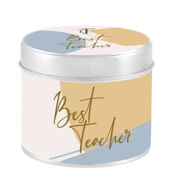 Sentiments Candle in Tin - Best Teacher