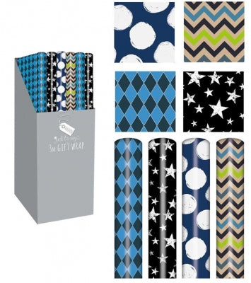 3M Gift Wrap Male Designs