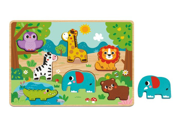 Wooden Animal Chunky Puzzle