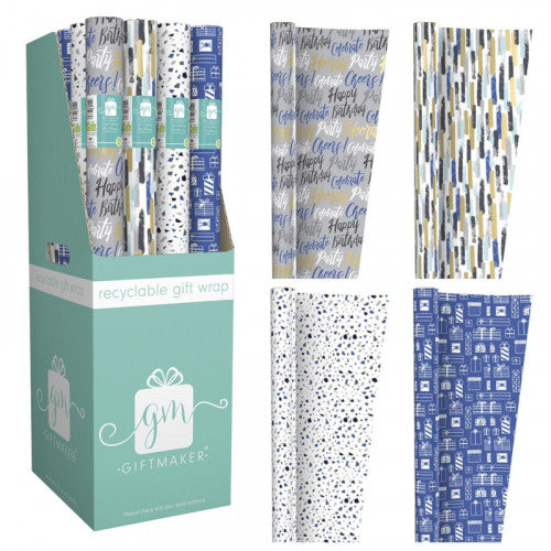 Roll of Wrapping Paper - Bright - MALE