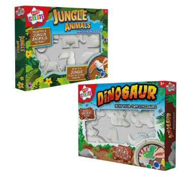 Paint Your Own Dinosaurs / Jungle Animals