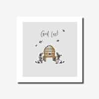 MARINA B DESIGNS MARINA BEE CARD - "GOOD LUCK"