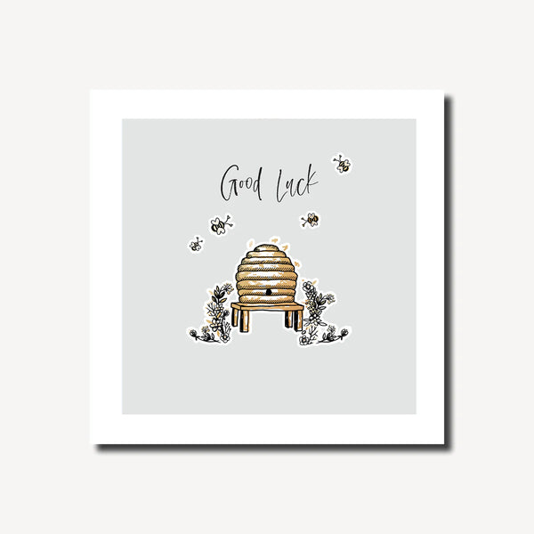 MARINA B DESIGNS MARINA BEE CARD - "GOOD LUCK"
