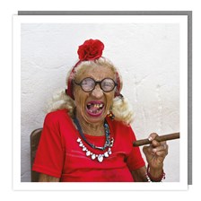 Old Lady With A Cigar