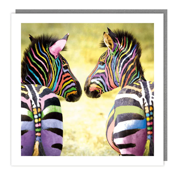 Blank Card  - Zebras