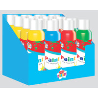 Kids Create Ready Mix Paint - Red/Yellow/ Blue/Green - 250ml