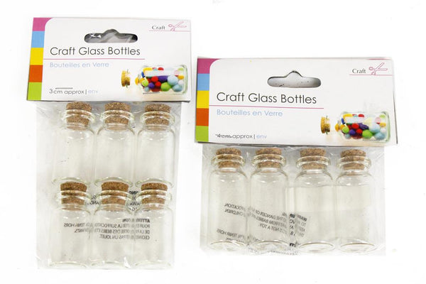2X4X4 Craft Glass Bottles