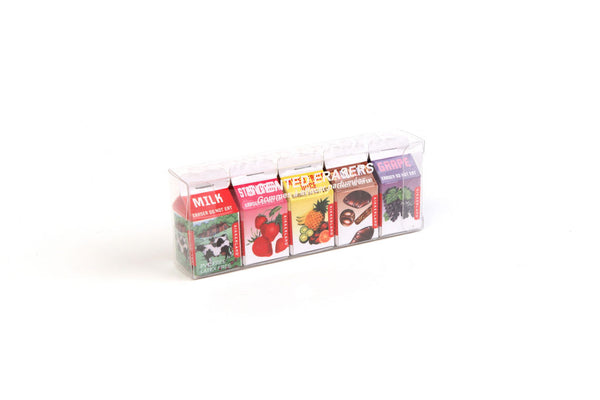Scented Erasers 5 Per Set