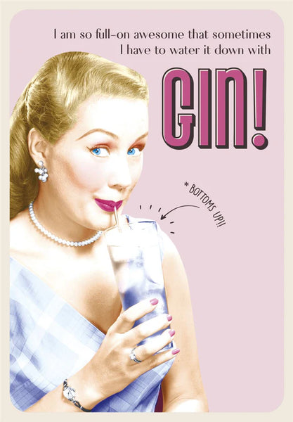 Greeting Card - Open Humour - General - Gin