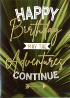 Palm Leaf - Open Birthday