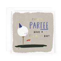 Open Birthday Golf Greeting Card