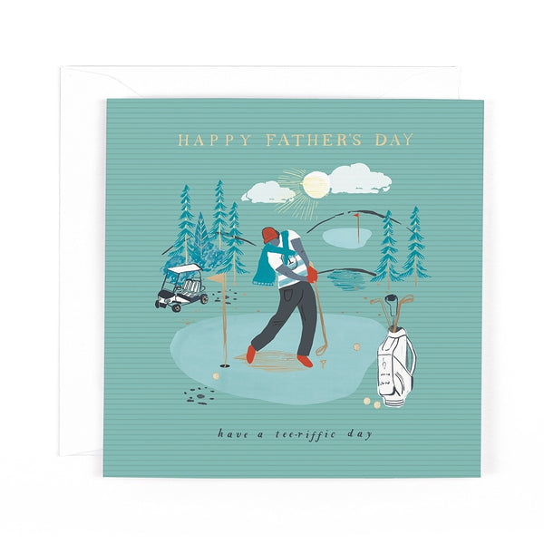 Fathers Day Golfer Father's Day Card