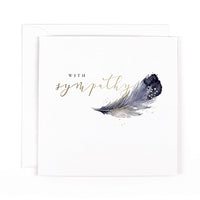 Sympathy Feather Greeting Card