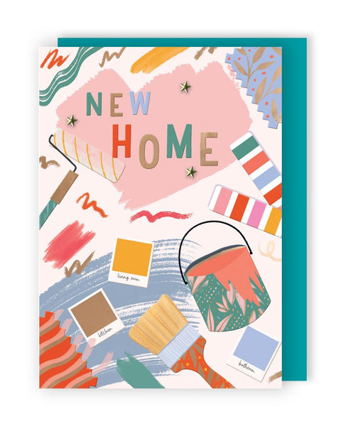 New Home - Painting Greeting Card
