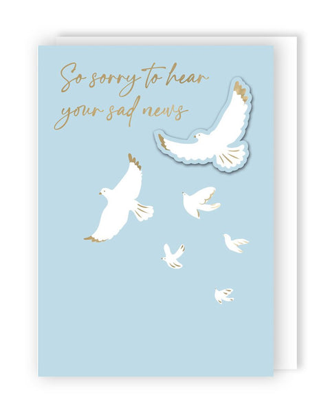 Sympathy - Doves Greeting Card