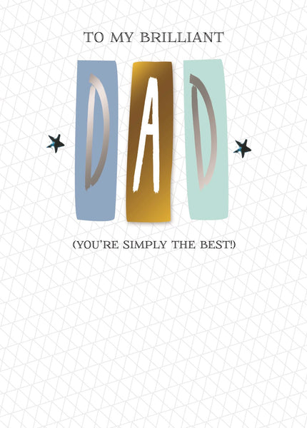 Dad - Lettering - Greeting Card