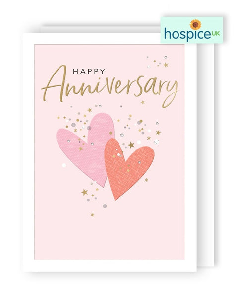 Your Anniversary - Two Hearts - Greeting Card