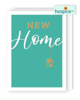 New Home - Hanging House Key Ring - Greeting Card