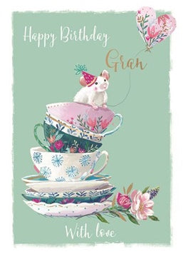 GRAN / A FRIEND FOR TEA GREETING CARD