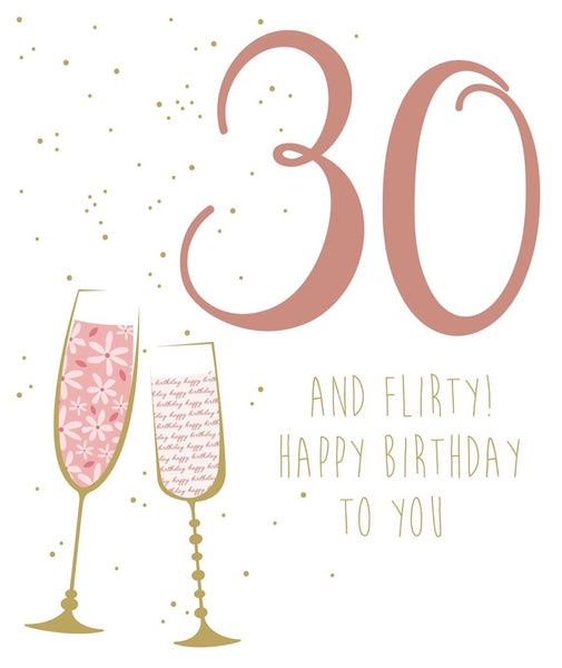 30th Birthday Female Greeting Card