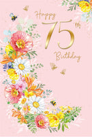 75th Female Greeting Card