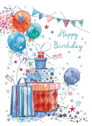 Male Open Birthday Greeting Card