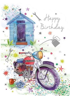 Male Open Birthday Greeting Card