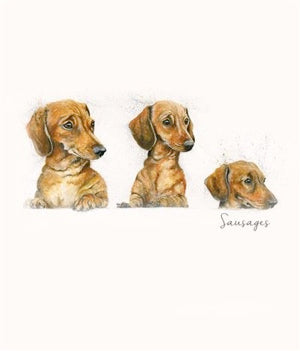 Sausages  Blank Greeting Card