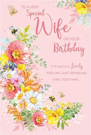 Wife Birthday Greeting Card
