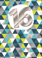 16th - Surface Pattern Birthday card