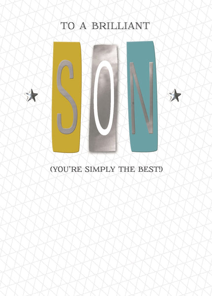 Son - Lettering Birthday card*