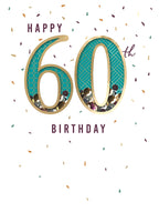 60th - Shakey 60th Birthday card