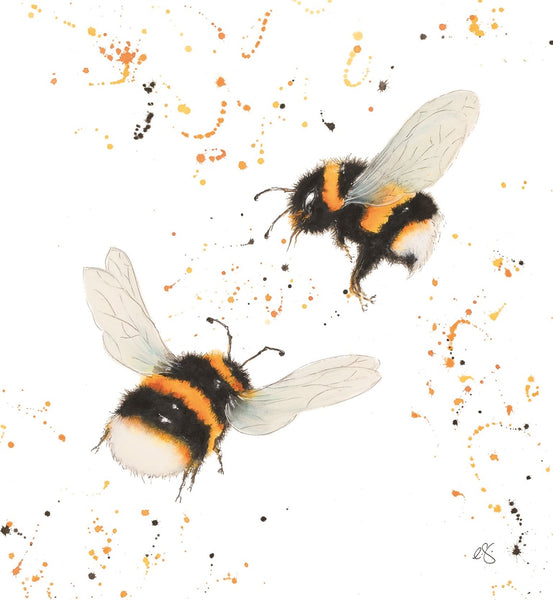 Bees -Blank Greeting Card