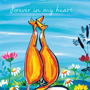 Forever in my heart Blank Card