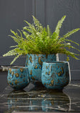 MAYA POT LIGHT BLUE 14CM X 16CM