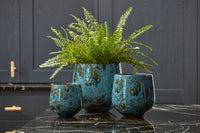 MAYA POT LIGHT BLUE 12CM X 14CM