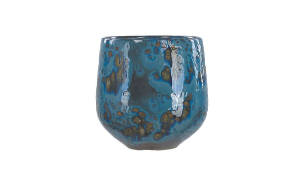 MAYA POT LIGHT BLUE 16CM X 18CM