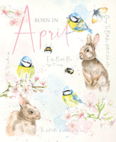 April Female Greeting Card