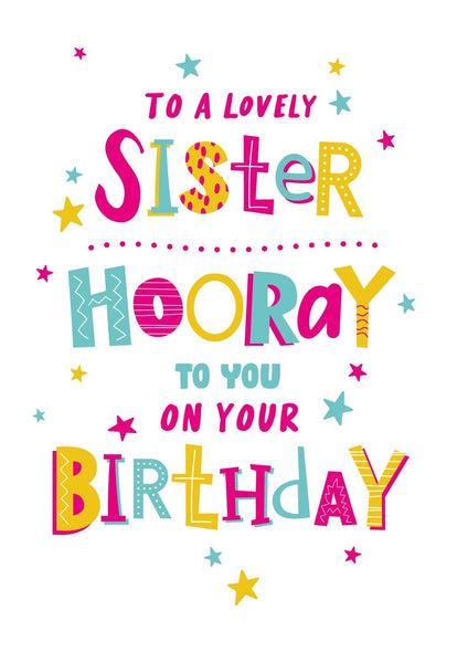 Sister Birthday Greeting Card